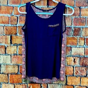 Paper moon sleeveless top